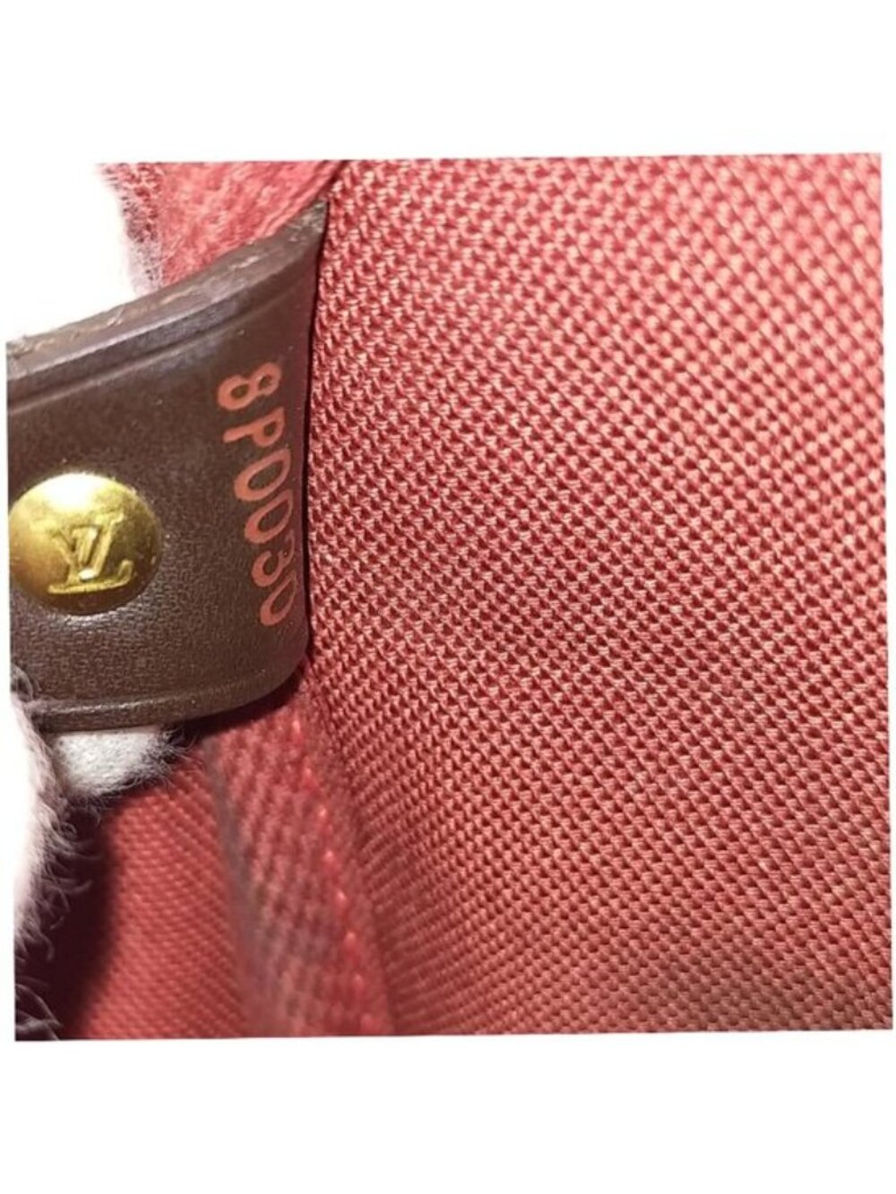 Authentic Louis Vuitton Nolita Damier Ebene Handbag Brown Leather Satchel Bag - Picture 15 of 16